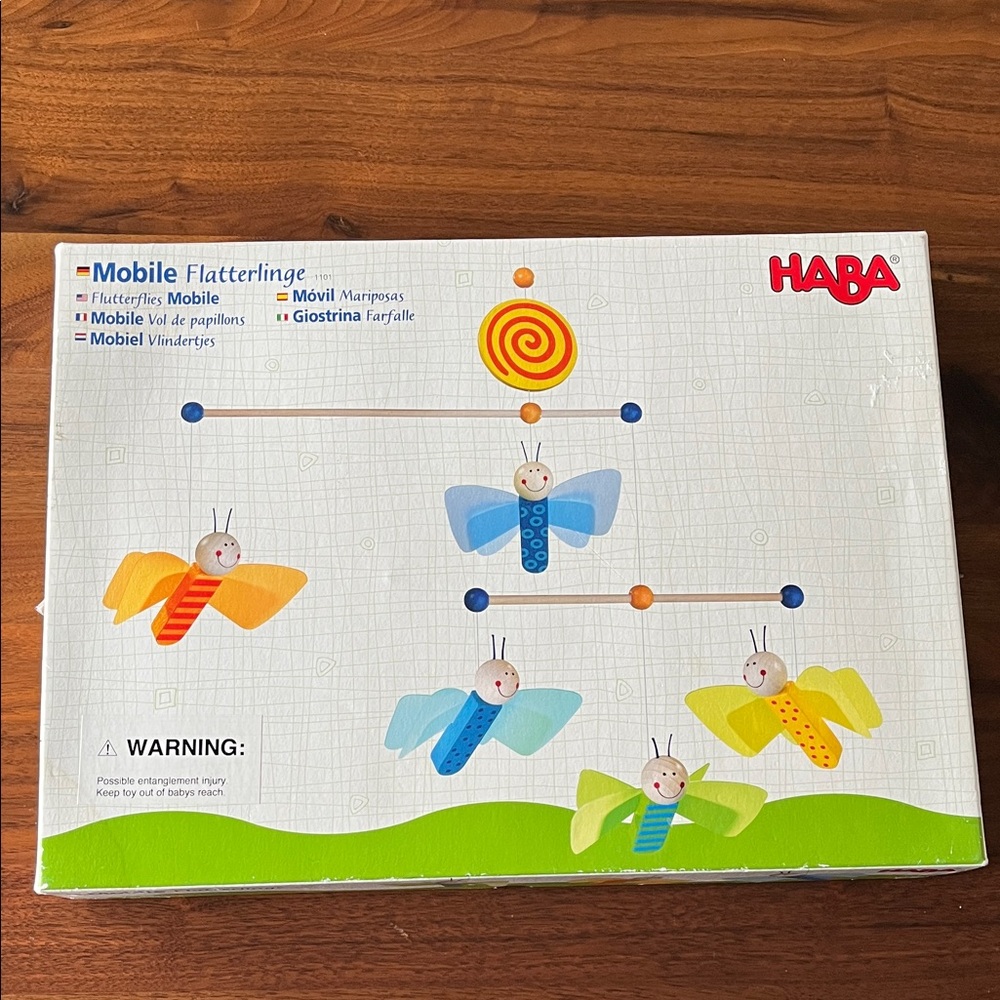 HABA Baby Child Mobile Flutterflies Butterflies Flatterlinge #1101